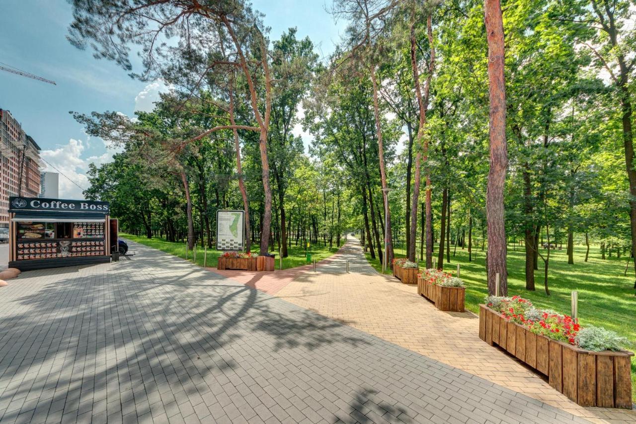 Apartment Voskresenska 18 , Парковые Озера Kiev Extérieur photo